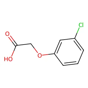 3-Chlorophenoxyacetic acid structure