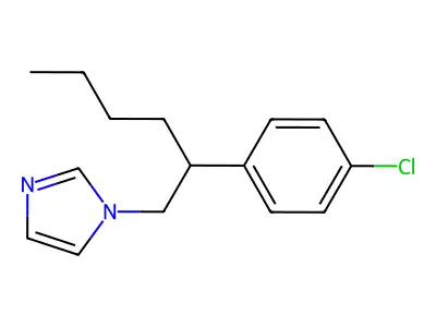 1H-Imidazole, 1-[2-(4-chlorophenyl)hexyl]- structure