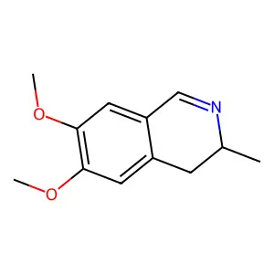 6,7-Dimethoxy-3-methyl-3,4-dihydroisoquinoline structure