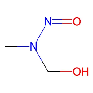 N-Nitroso-N-methyl-N-hydroxymethylamine structure