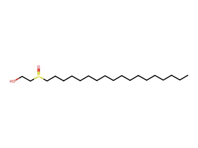 Ethanol, 2-(octadecylsulfinyl)- structure