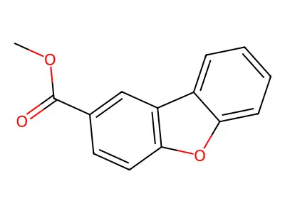 Methyl dibenzo[b,d]furan-2-carboxylate structure