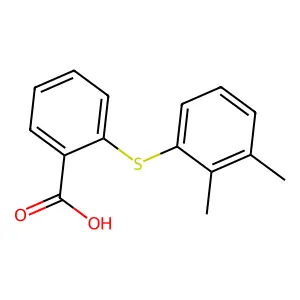 Benzoic acid, 2-((2,3-dimethylphenyl)thio)- structure