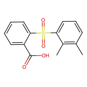 Benzoic acid, 2-((2,3-dimethylphenyl)sulfonyl)- structure