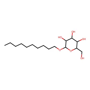 癸基葡萄糖苷 structure