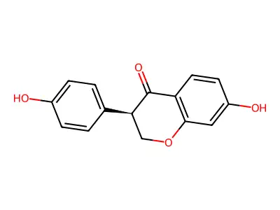(+-)-Dihydrodaidzein structure
