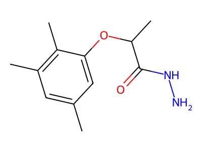 2-(2,3,5-Trimethylphenoxy)propanoic acid hydrazide structure
