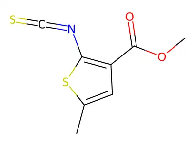 Methyl 2-isothiocyanato-5-methylthiophene-3-carboxylate structure
