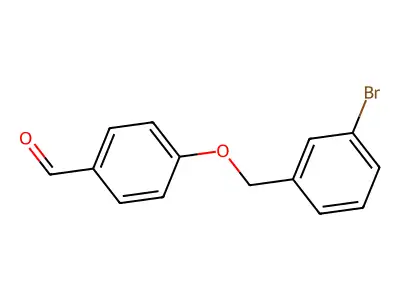4-[(3-Bromophenyl)methoxy]benzaldehyde structure