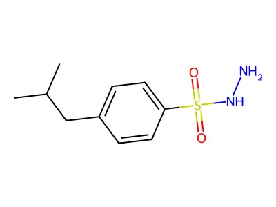 4-(2-Methylpropyl)benzenesulfonic acid hydrazide structure