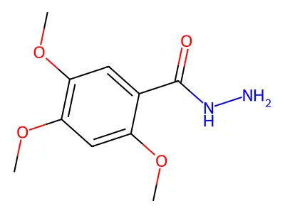 2,4,5-Trimethoxybenzohydrazide structure