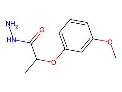 2-(3-Methoxyphenoxy)propanohydrazide structure