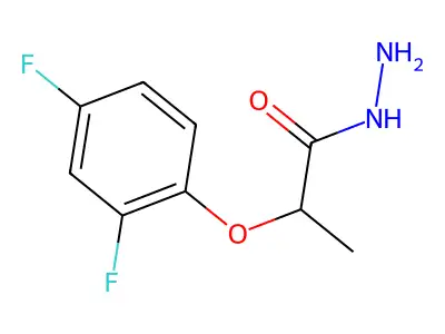 2-(2,4-Difluorophenoxy)propanohydrazide structure