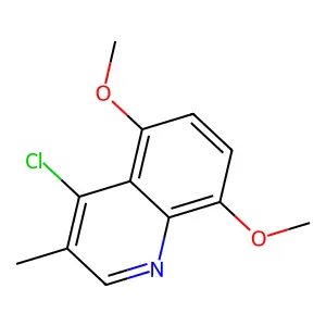 4-Chloro-5,8-dimethoxy-3-methylquinoline structure