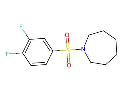 1-(3,4-Difluorophenyl)sulfonylazepane structure