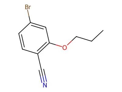 4-Bromo-2-propoxybenzonitrile structure