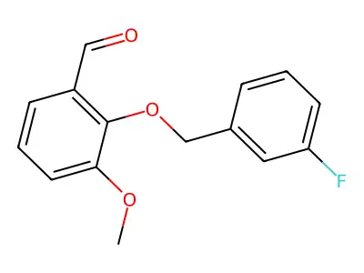 2-(3-Fluoro-benzyloxy)-3-methoxy-benzaldehyde structure