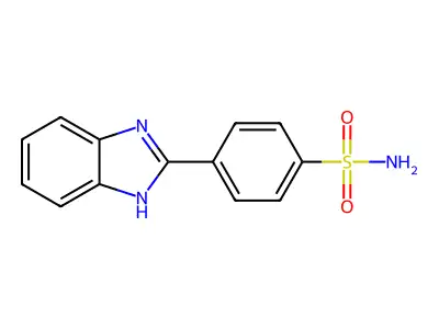 4-Benzimidazol-2-ylbenzenesulfonamide structure