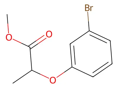 Methyl 2-(3-bromophenoxy)propanoate structure