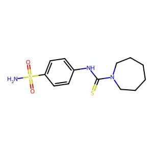 N-(4-sulfamoylphenyl)azepane-1-carbothioamide structure