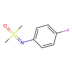 (4-Iodophenyl)imino-dimethyl-oxo-lambda6-sulfane structure