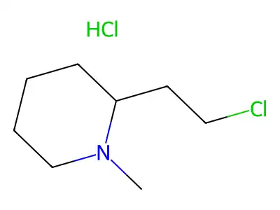 2-(2-Chloroethyl)-1-methylpiperidine structure