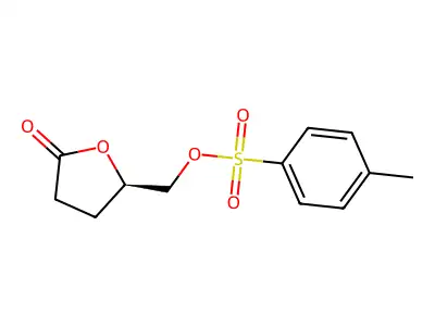 (5-Oxotetrahydrofuran-2-yl)methyl 4-methylbenzenesulfonate structure