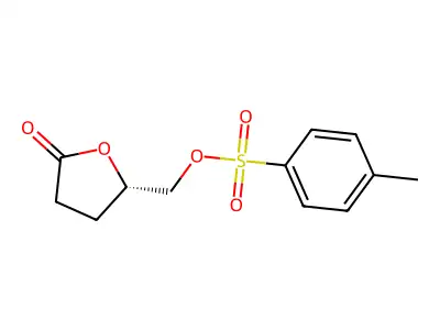 (S)-(5-Oxotetrahydrofuran-2-yl)methyl 4-methylbenzenesulfonate structure