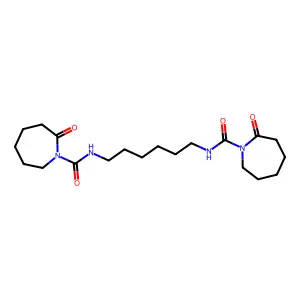 1H-Azepine-1-carboxamide, N,N'-1,6-hexanediylbis(hexahydro-2-oxo- structure