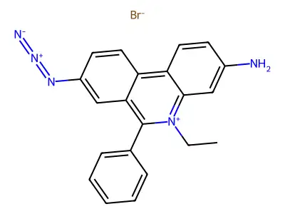 Ethidium monoazide bromide structure