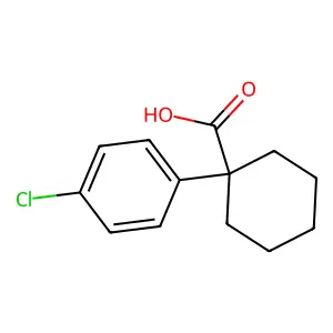 1-(4-氯苯基)环己烷甲酸 structure