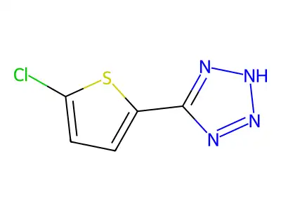 5-(5-Chloro-2-Thienyl)-1H-Tetrazole structure