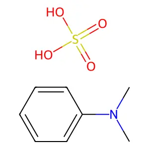 N,N-二甲基苯胺硫酸盐(1:1) structure