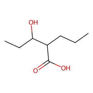 3-羟基丙戊酸 structure