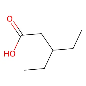 3-乙基戊酸 structure