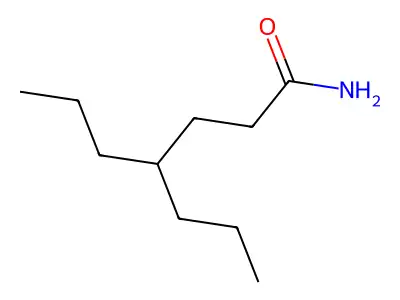 Heptanamide, 4-propyl- structure