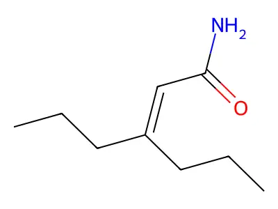 2-Hexenamide, 3-propyl- structure