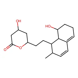 Compactin diol lactone structure