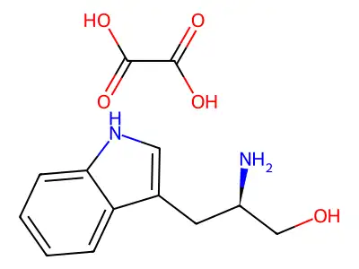 (R)-2-Amino-3-(1H-indol-3-yl)-propan-1-ol oxalate structure
