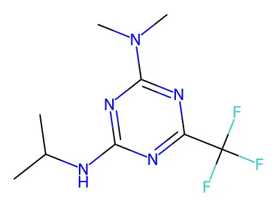 s-Triazine, 2-dimethylamino-4-isopropylamino-6-(trifluoromethyl)- structure