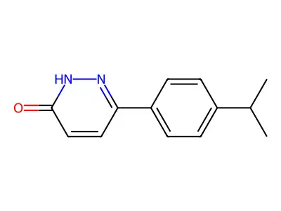 6-[4-(propan-2-yl)phenyl]pyridazin-3(2H)-one structure