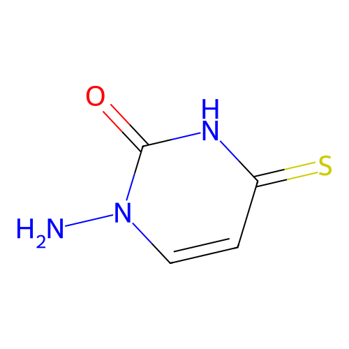 1-Amino-4-sulfanylidene-1,2,3,4-tetrahydropyrimidin-2-one structure