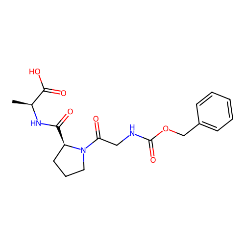 Z-Gly-pro-ala-OH structure