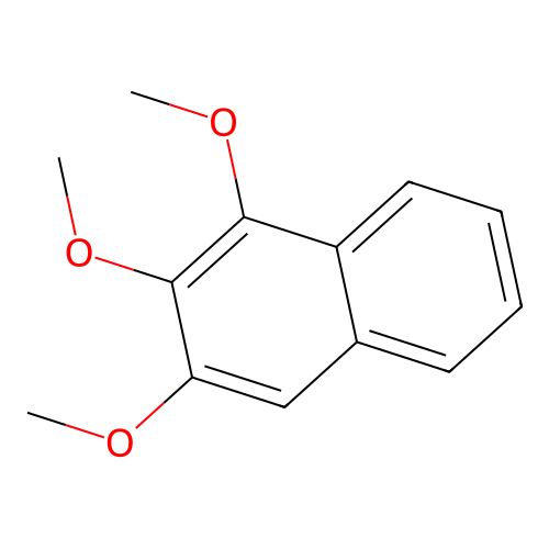 1,2,3-Trimethoxy-naphthalene structure