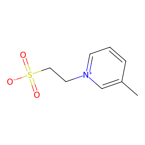 2-(3-Methylpyridin-1-ium-1-yl)ethanesulfonate structure