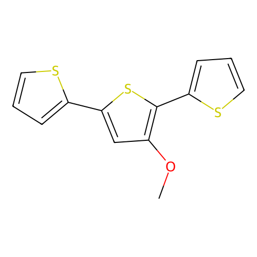 2,2':5',2''-Terthiophene, 3'-methoxy- structure