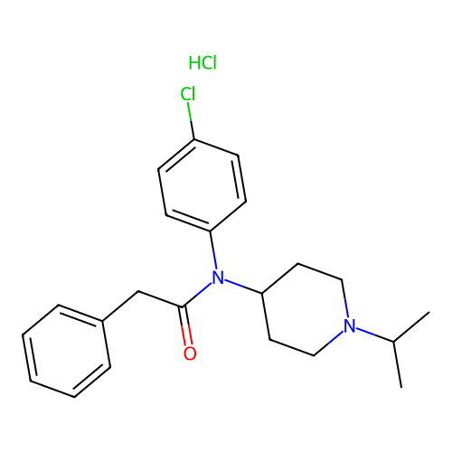Lorcainide Hydrochloride structure