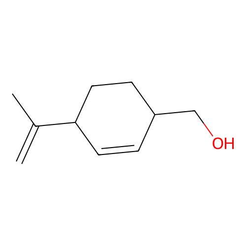 2-Cyclohexene-1-methanol, 4-(1-methylethenyl)- structure