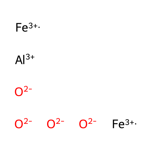 Aluminium diiron tetraoxide structure