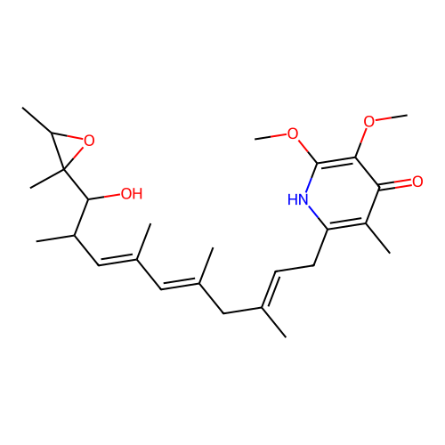 Piericidin C2 structure